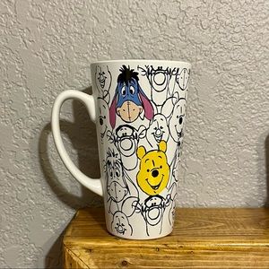 New Disney Winnie the Pooh tall mug and friends